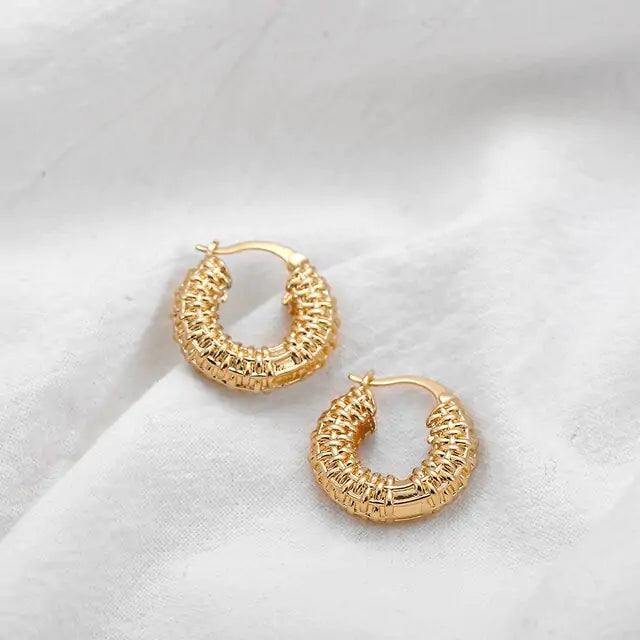 Statement Geometric Hoop Earrings