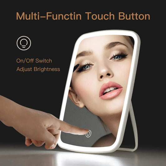 Intelligent portable makeup mirror