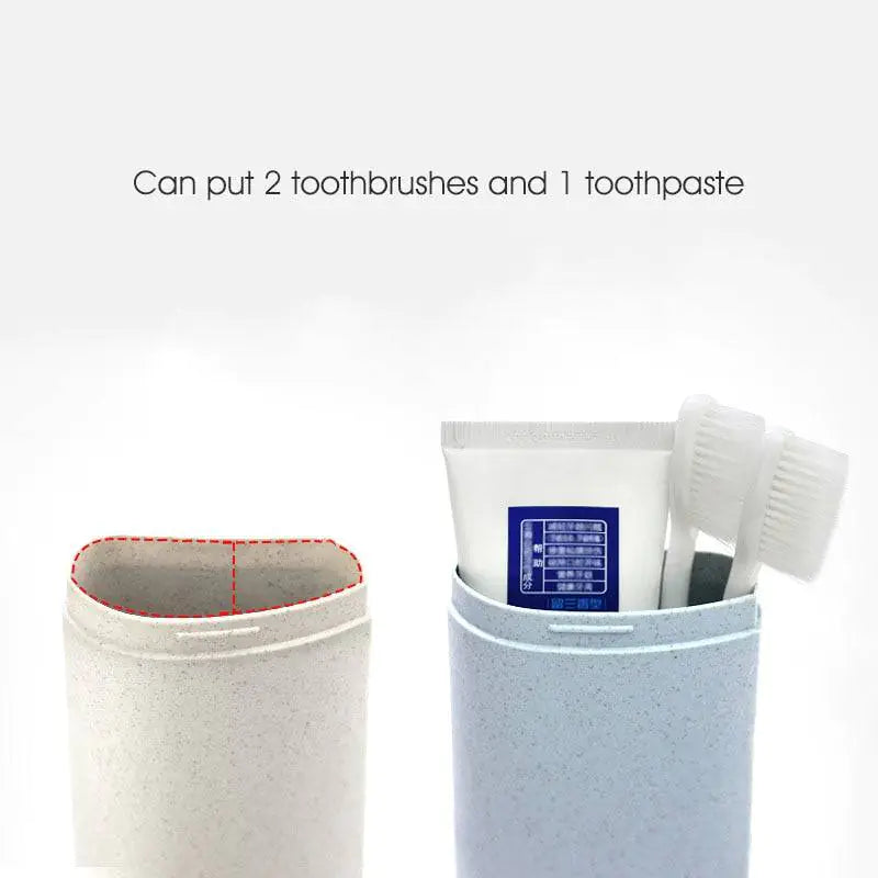 Travel Toothpaste And Toothbrush Organizer