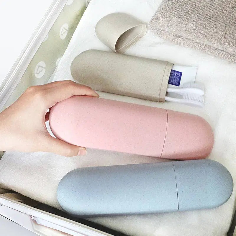Travel Toothpaste And Toothbrush Organizer