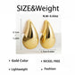 Chunky Dome Drop Earrings