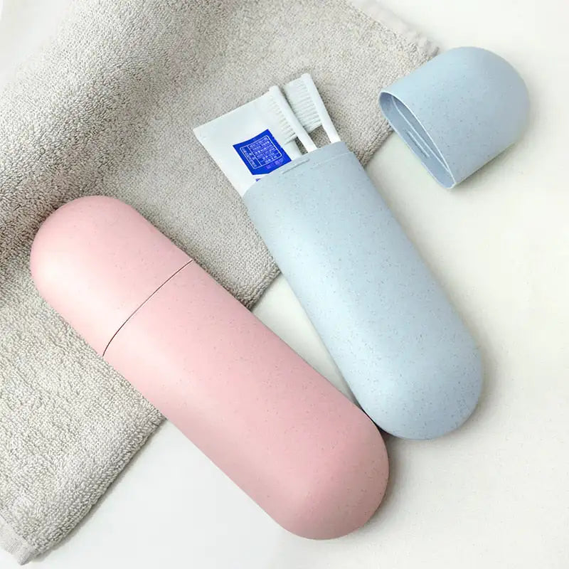 Travel Toothpaste And Toothbrush Organizer