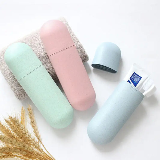 Travel Toothpaste And Toothbrush Organizer